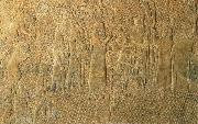 unknow artist Relief aus dem Palast des Konigs Sanherib von Assur in Ninive,Syrien(dessen Berater Ahiqar war) oil painting reproduction